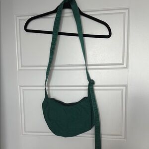 Baggu Green Small Crescent Crossbody Bag
